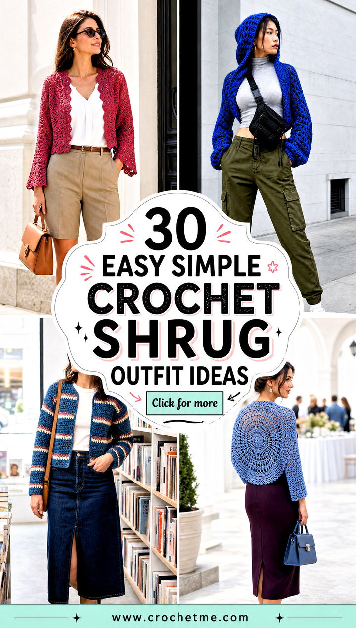 30 easy simple crochet shrug outfit ideas - 30 easy simple crochet shrug outfit ideas