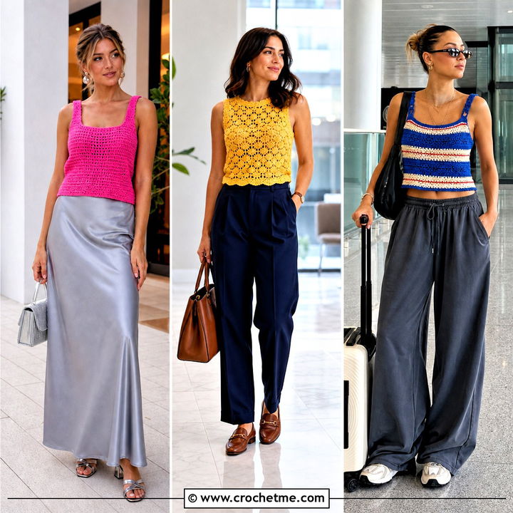 30 Easy Tops to Crochet Outfit Ideas for a Handmade Wardrobe