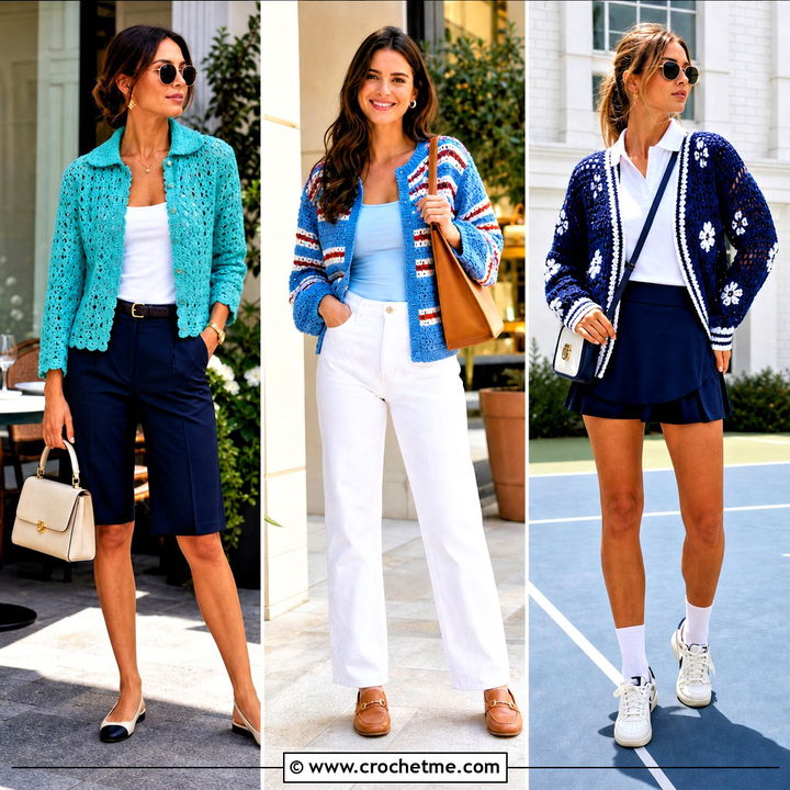 30 Folklore Crochet Cardigan Outfit Ideas for Cozy Fall