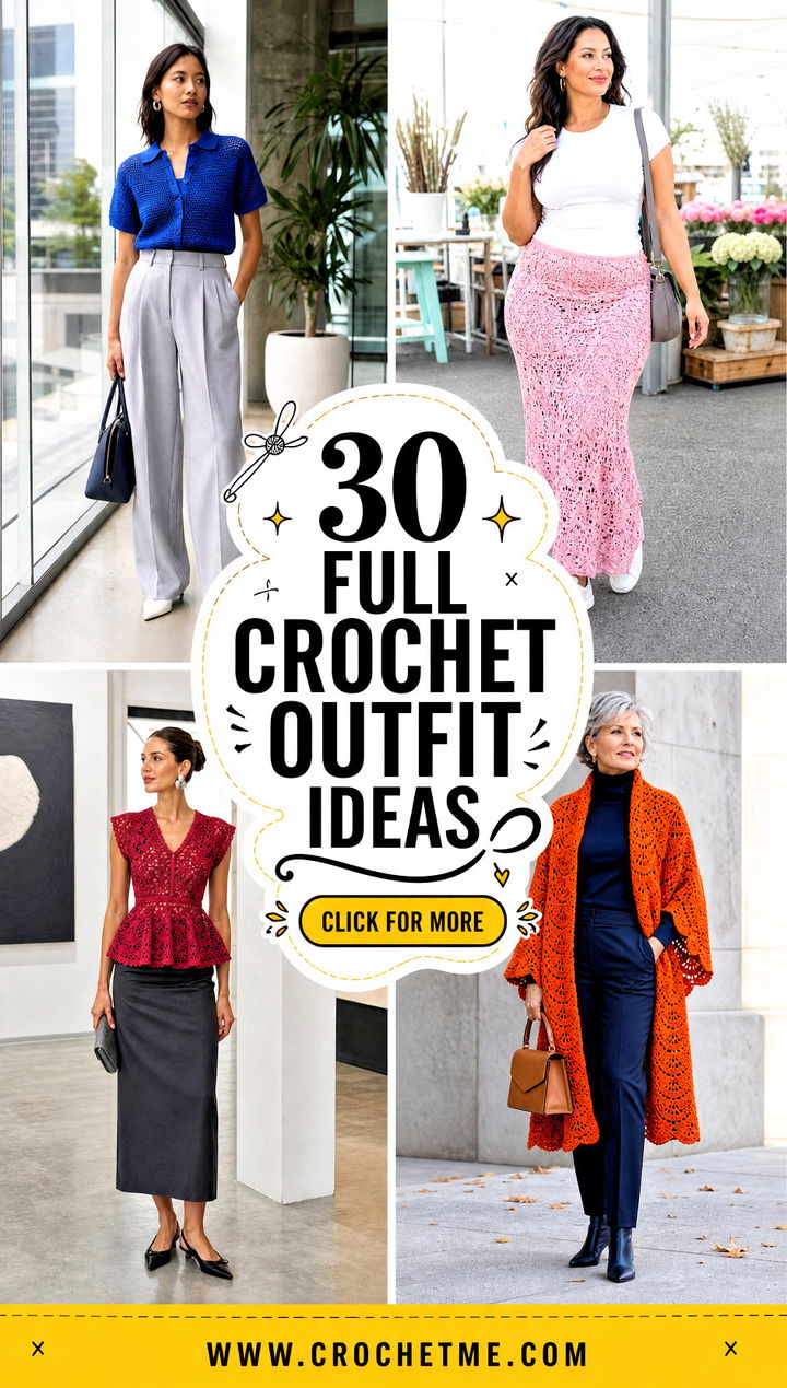 30 full crochet outfit ideas - 30 full crochet outfit ideas