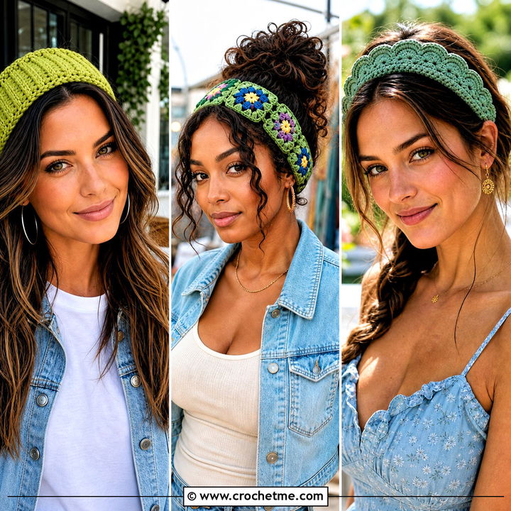 30 Green Crochet Headband Outfit Ideas for Fresh Spring Style