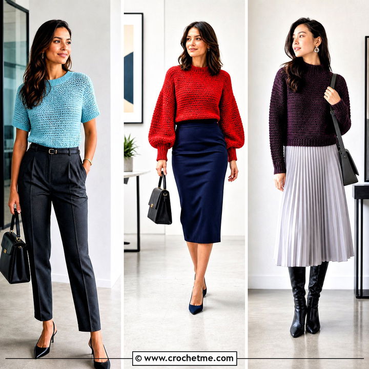 30 Half Double Crochet Sweater Outfit Ideas for Cozy Style