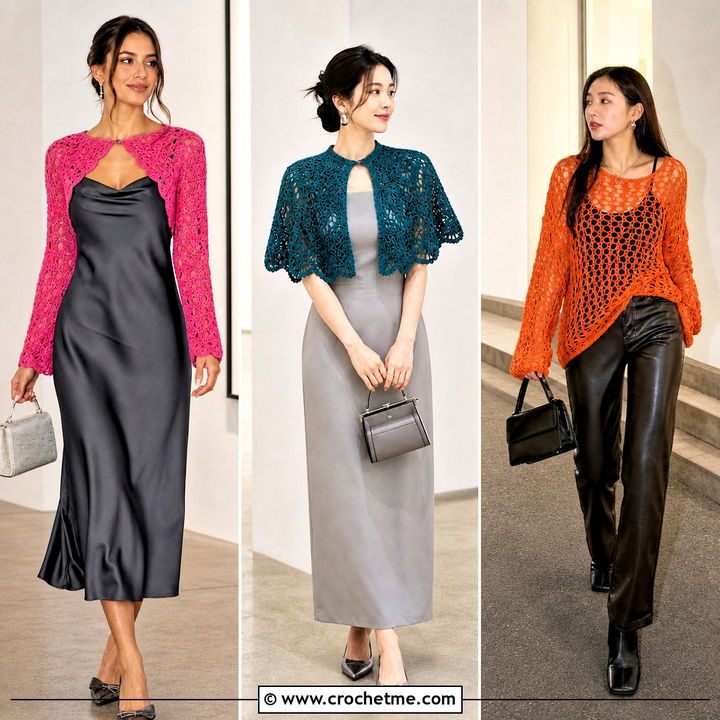 30 Korean Crochet Outfits Ideas for Trendy Street Style