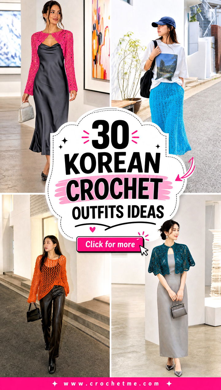 30 korean crochet outfits ideas - 30 korean crochet outfits ideas