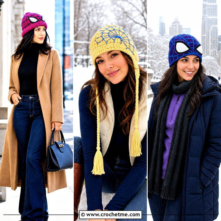 30 Mayday Crochet Beanie Outfit Ideas for Edgy Street Style