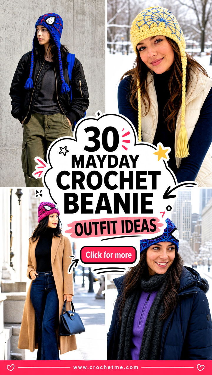 30 mayday crochet beanie outfit ideas - 30 mayday crochet beanie outfit ideas
