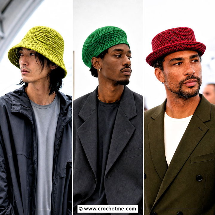 30 Men Crochet Hat Outfit Ideas for Easy Seasonal Style