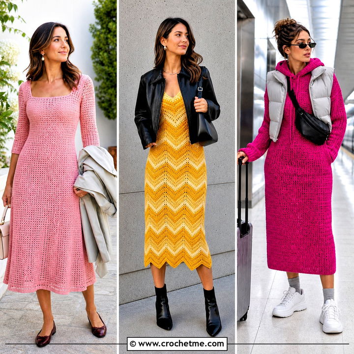 30 Modest Crochet Dress Outfit Ideas for Elegant Everyday Style