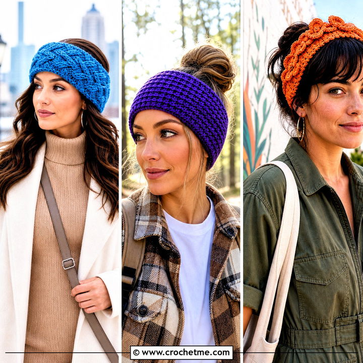 30 Quick Crochet Headband Outfit Ideas for Busy Mornings
