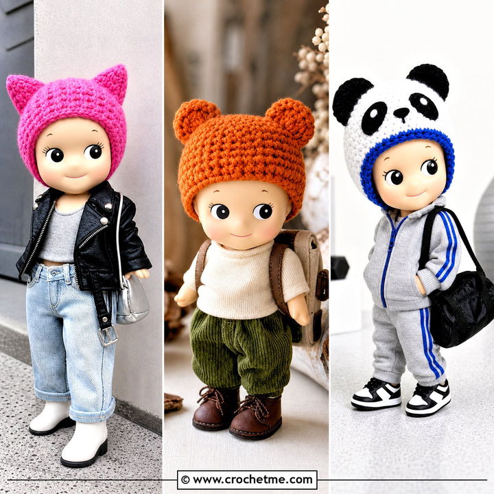 30 Sonny Angel Crochet Hat Outfit Ideas for Cute Styling