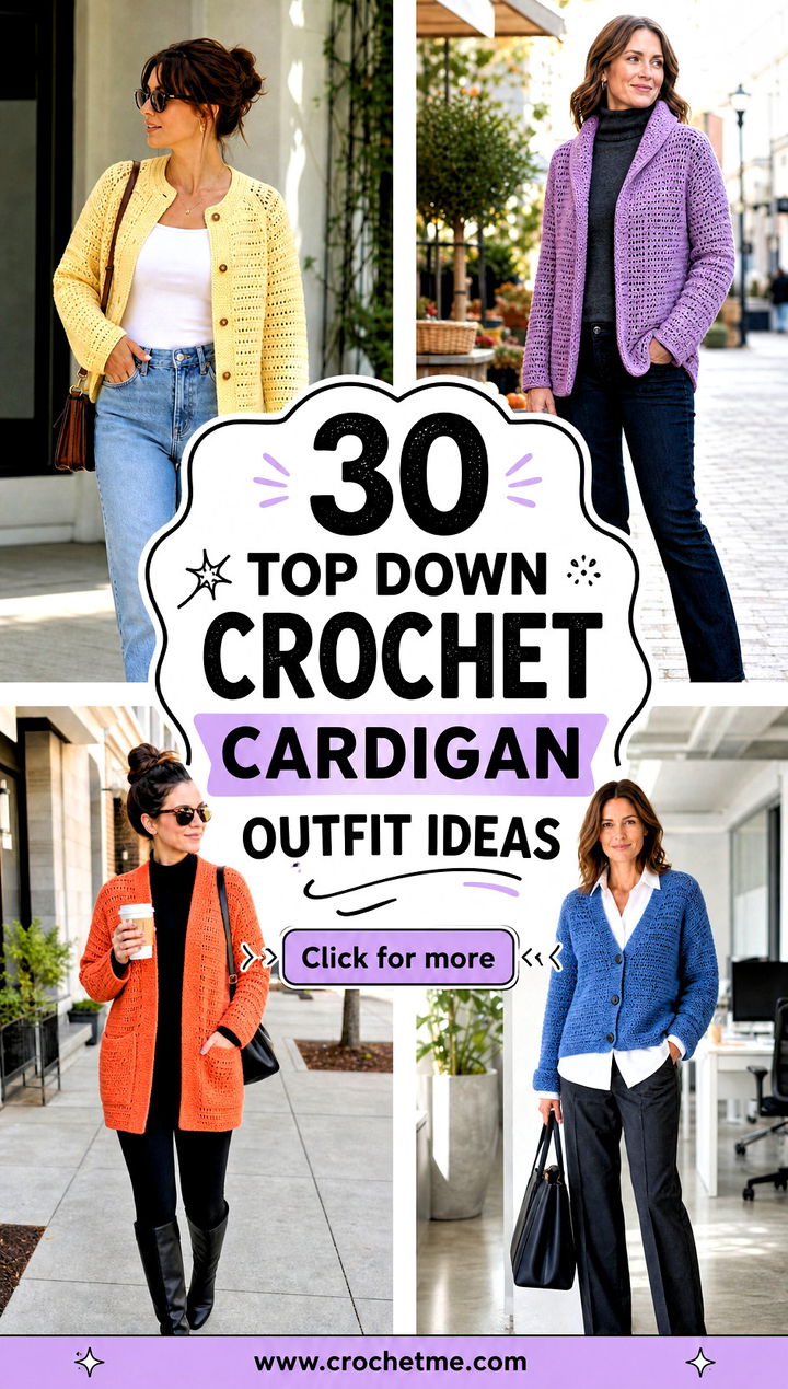 30 top down crochet cardigan outfit ideas - 30 top down crochet cardigan outfit ideas