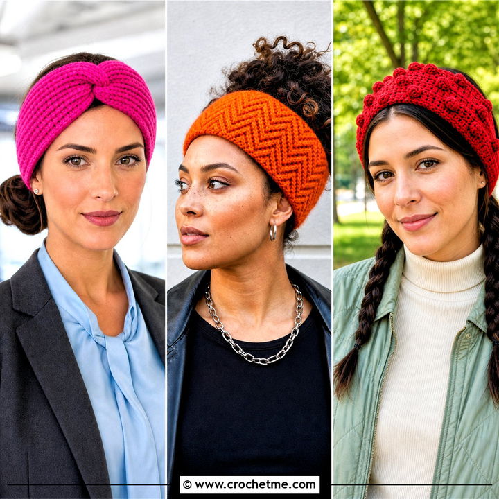 30 Tunisian Crochet Headband Outfit Ideas for Cozy Style
