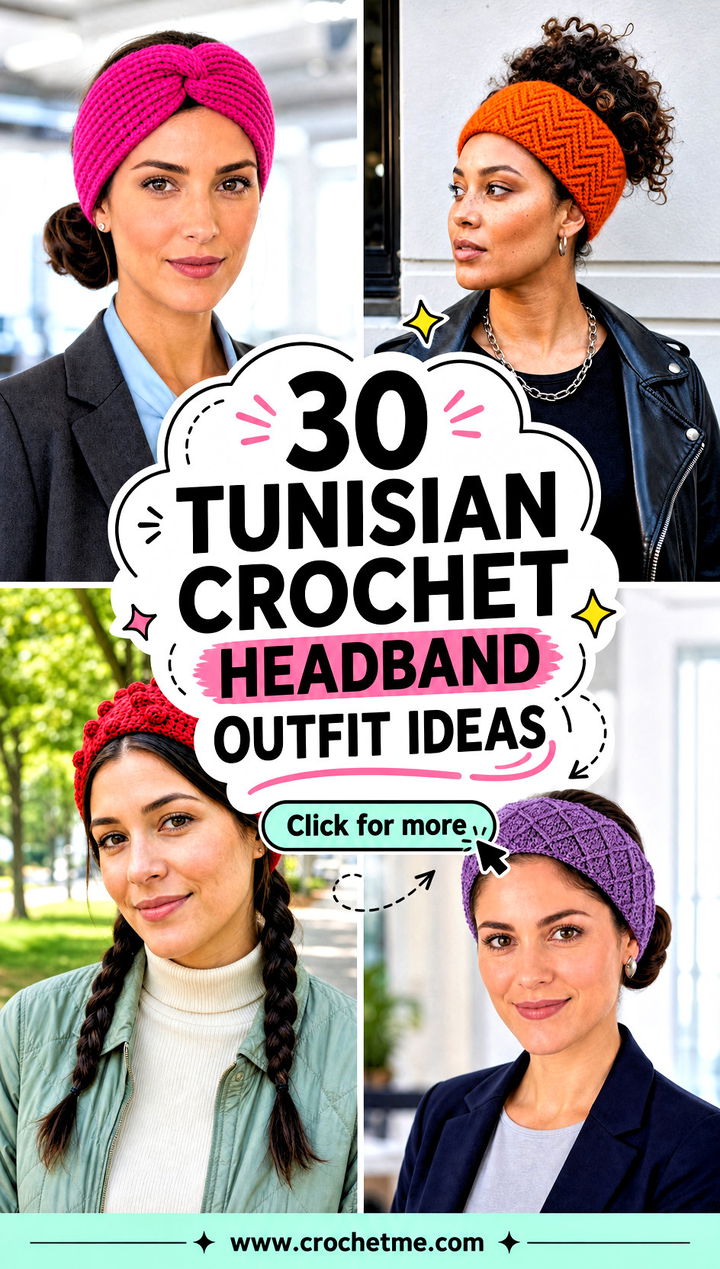 30 tunisian crochet headband outfit ideas - 30 tunisian crochet headband outfit ideas