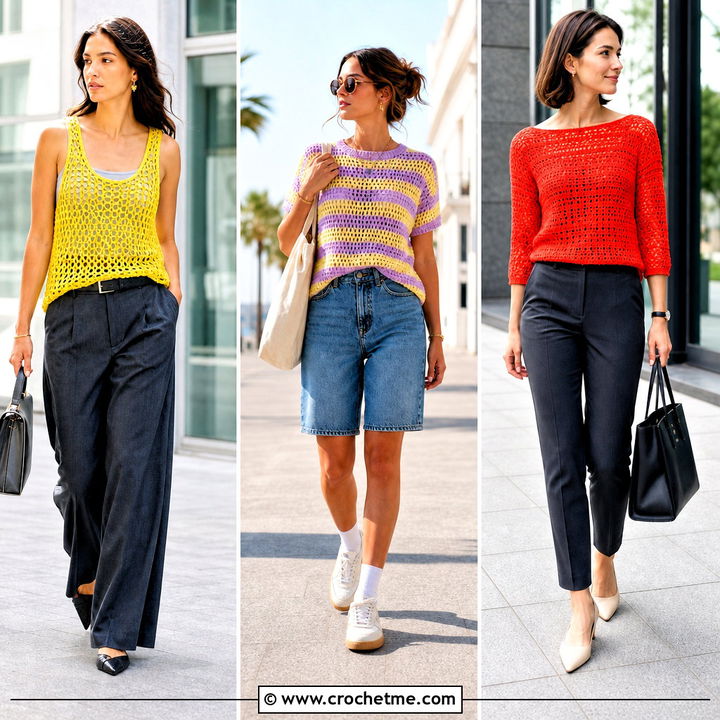 30 Unique Crochet Top Outfit Ideas for Creative Summer Style