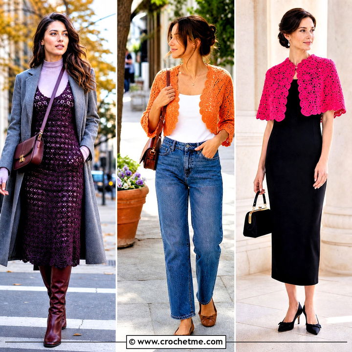30 Vintage Crochet Clothes and Outfit Ideas for Retro Style