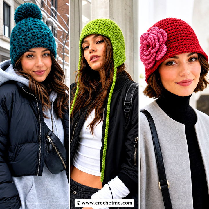 30 Winter Crochet Hats Outfit Ideas for Stylish Cold Days