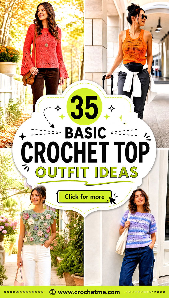 35 Basic Crochet Top outfit ideas - 35 Basic Crochet Top outfit ideas