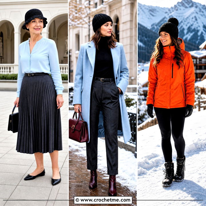35 Black Crochet Hat Outfit Ideas for Cool Street Style