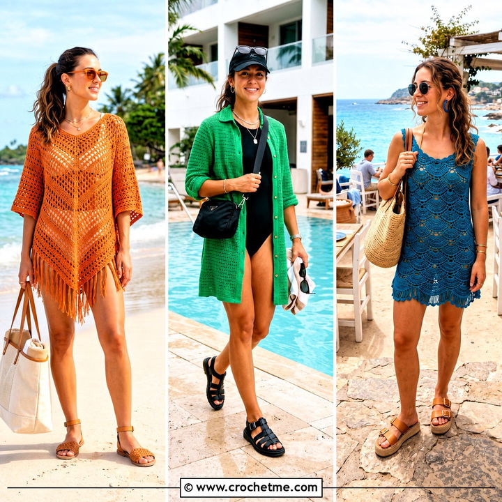 35 Crochet Beach Coverup Outfit Ideas for Effortless Style