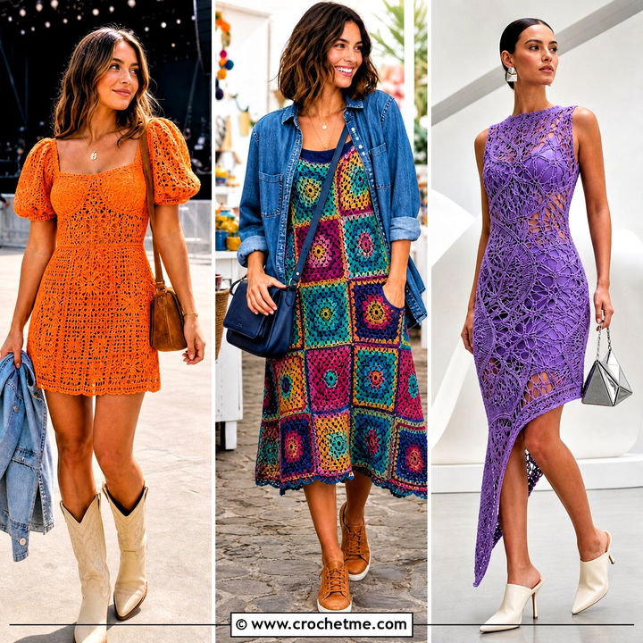 35 Crochet Frocks for Women Outfit Ideas for Chic Occasions