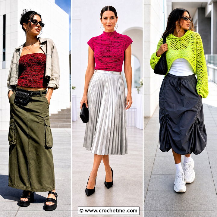 35 Crochet Top and Skirt Outfit Ideas for Chic Summer Style