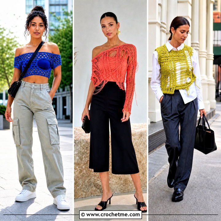 35 Distressed Crochet Top Outfit Ideas for Bold Festival Style