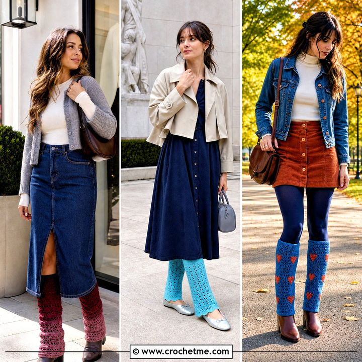 35 Easy Crochet Leg Warmers Outfit Ideas for Stylish Cozy Days