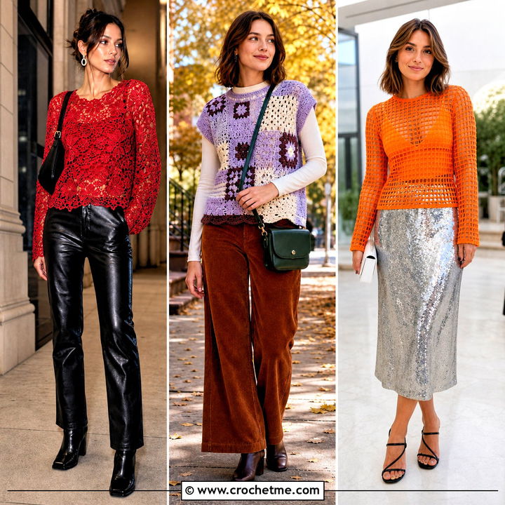 35 Ganni Crochet Top Outfit Ideas for Chic Designer Style