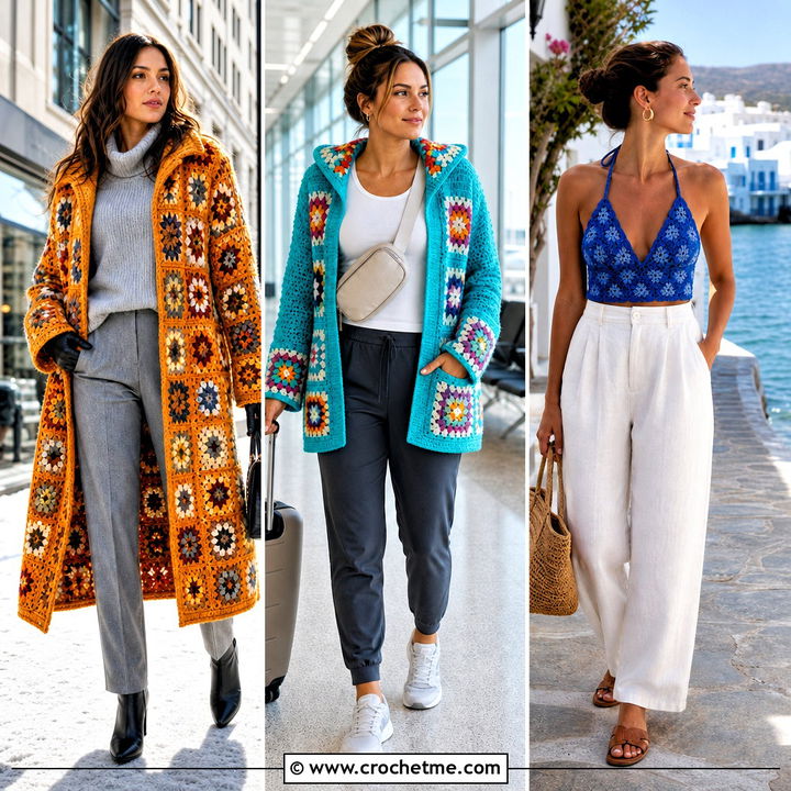35 Granny Square Outfit Ideas for Colorful Everyday Style