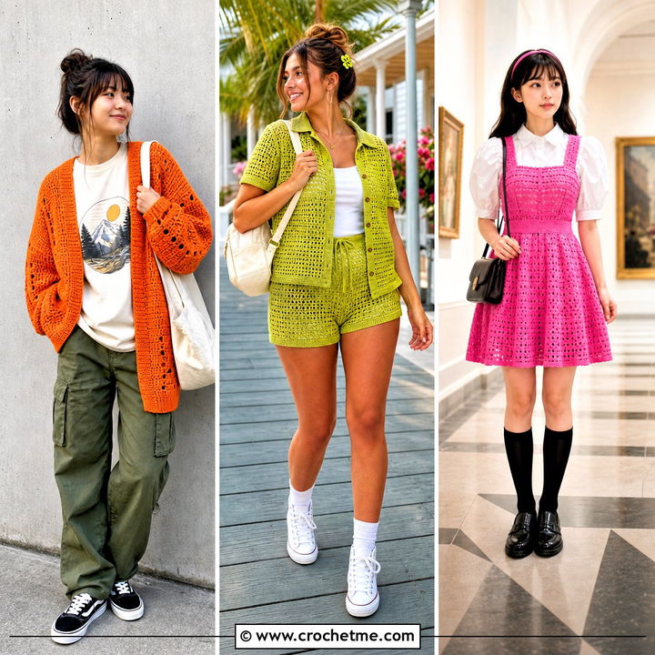 35 Kawaii Crochet Clothes and Outfit Ideas for Cute Style