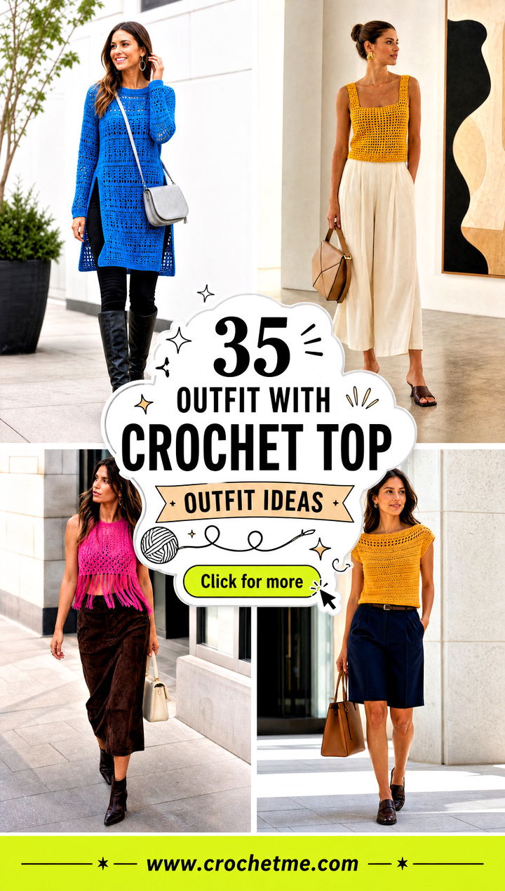 35 Outfit With Crochet Top outfit ideas - 35 Outfit With Crochet Top outfit ideas