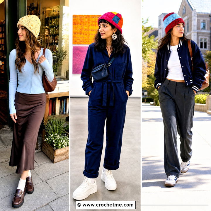35 Aesthetic Crochet Beanie Outfit Ideas for Cozy Winter Days