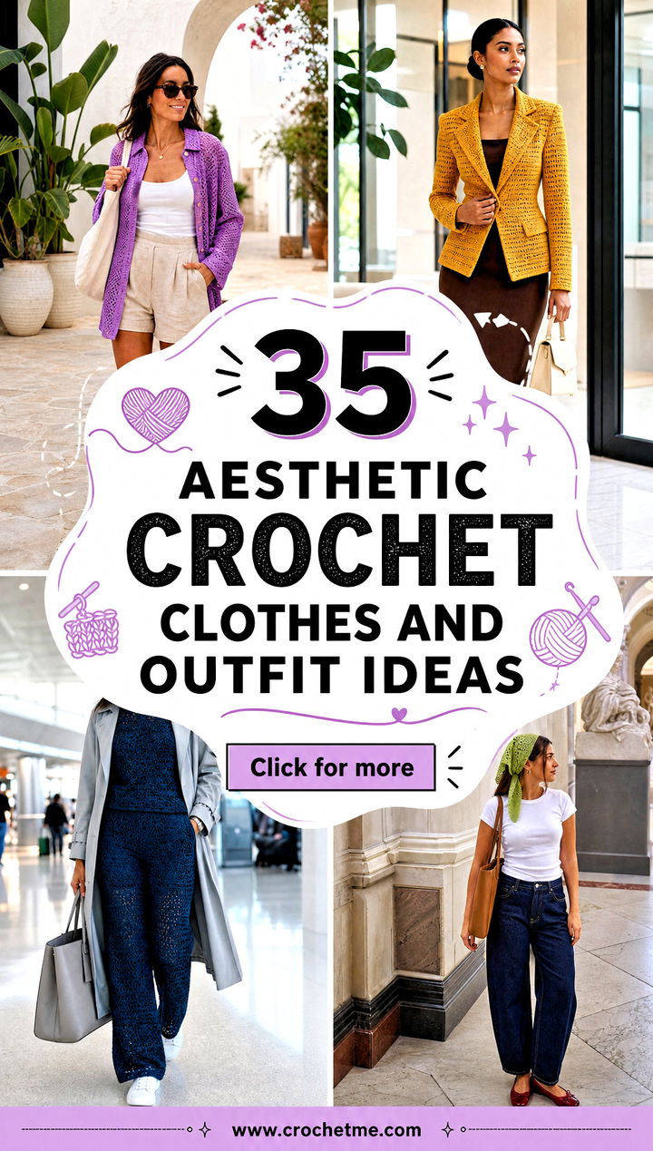 35 aesthetic crochet clothes and outfit ideas - 35 aesthetic crochet clothes and outfit ideas