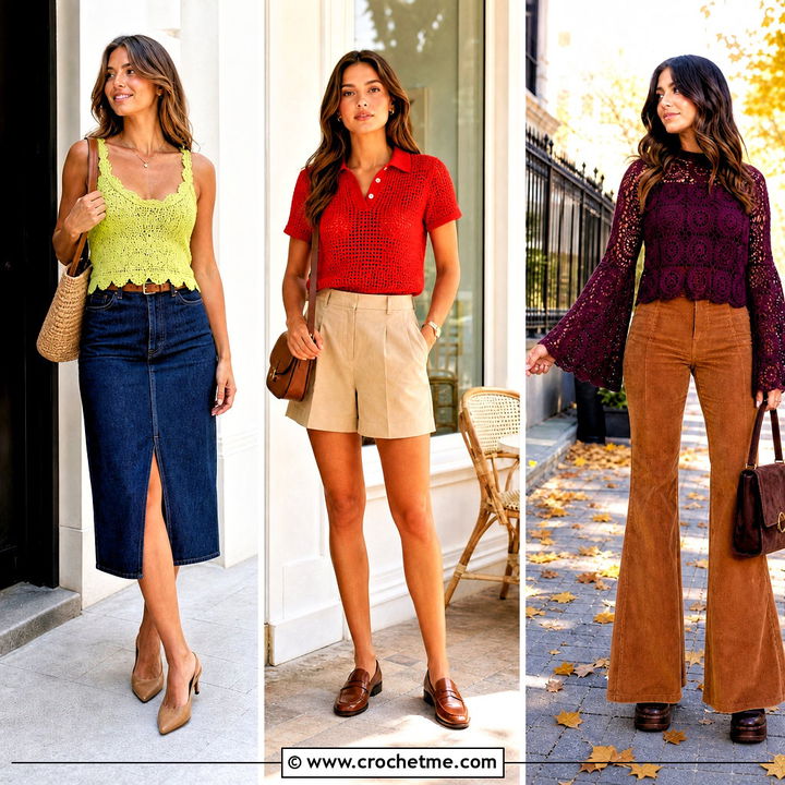 35 Aesthetic Crochet Top Outfit Ideas for Fresh Summer Style
