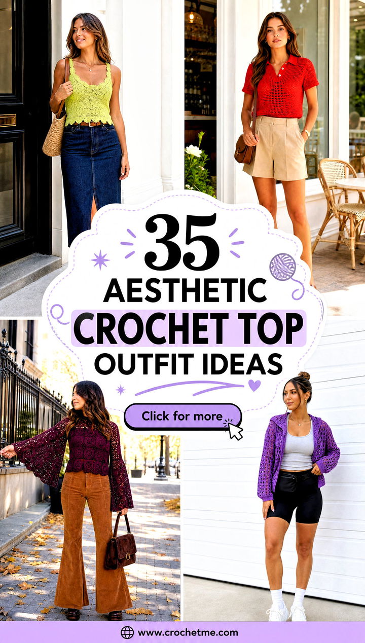 35 aesthetic crochet top outfit ideas - 35 aesthetic crochet top outfit ideas
