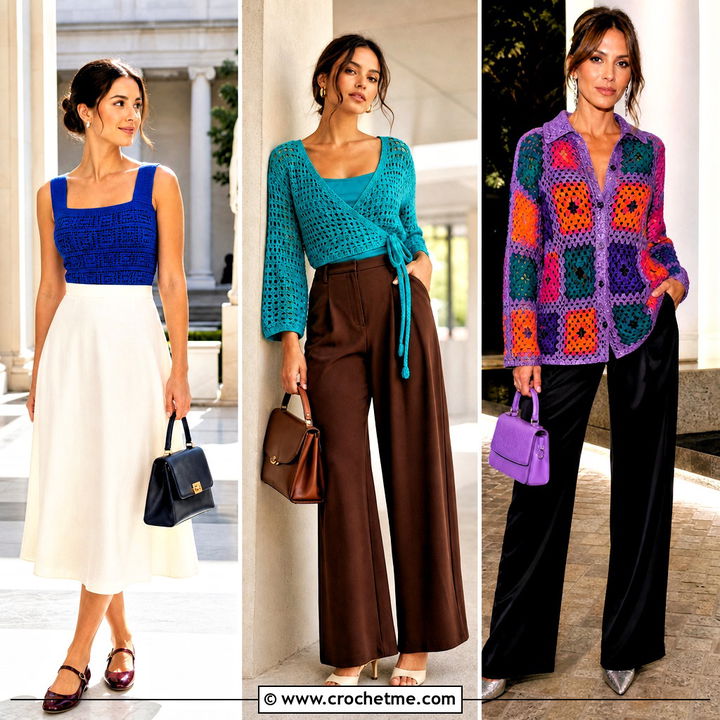 35 Aesthetic Crochet Tops Outfit Ideas for Chic Summer Looks