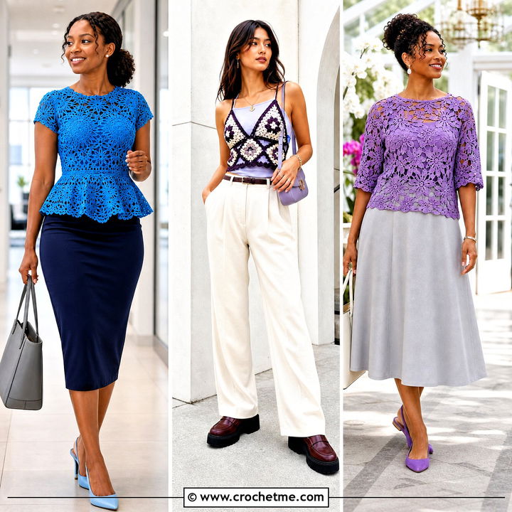 35 African Flower Crochet Top Outfit Ideas for Bold Style