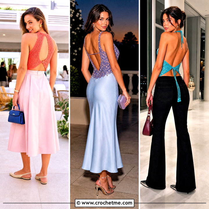 35 Backless Crochet Top Outfit Ideas for Chic Summer Style