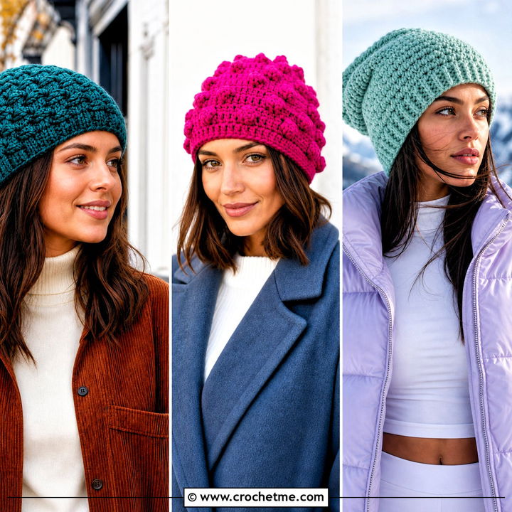 35 Basic Crochet Beanie Outfit Ideas for Easy Winter Style