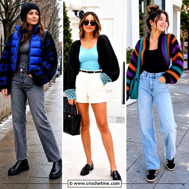 35 Black Crochet Shrug Outfit Ideas for Chic Everyday Layering