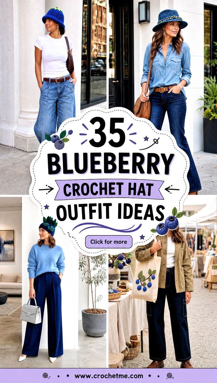 35 blueberry crochet hat outfit ideas - 35 blueberry crochet hat outfit ideas