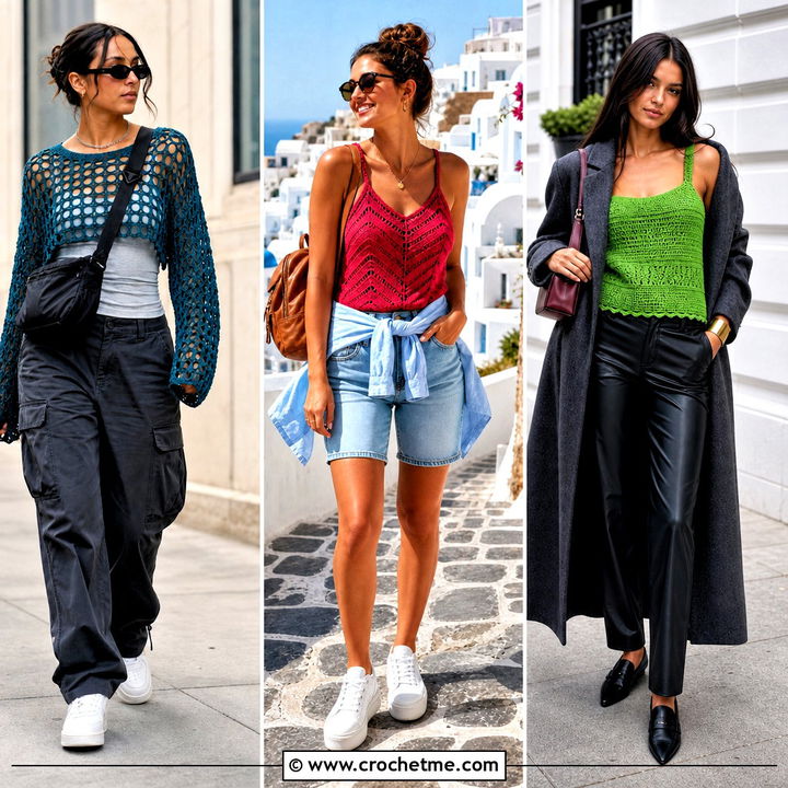 35 Boho Crochet Top Outfit Ideas for Breezy Summer Style