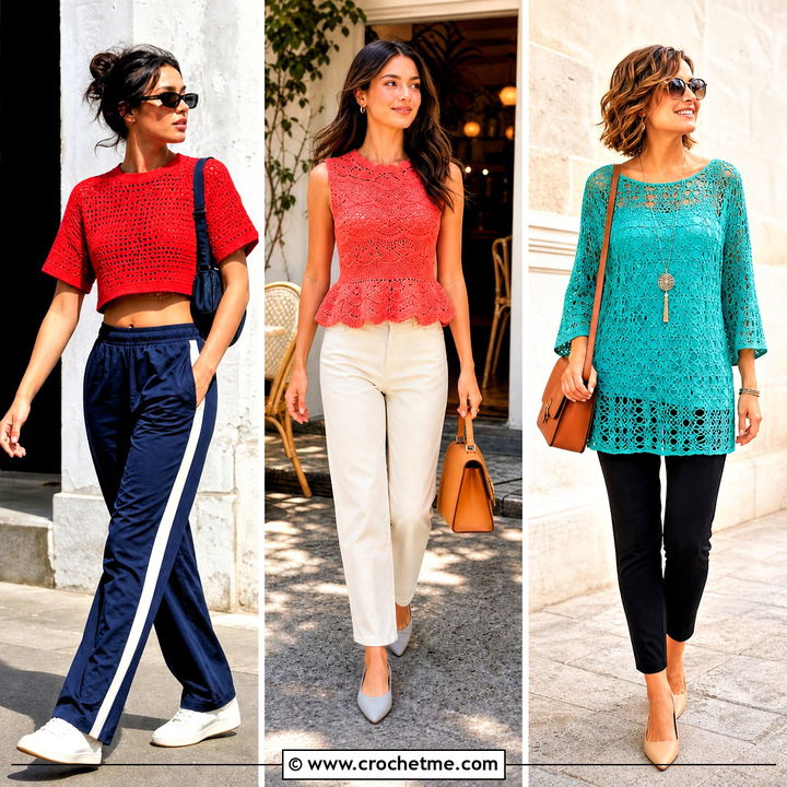 35 Boho Crochet Tops Outfit Ideas for Fresh Summer Style