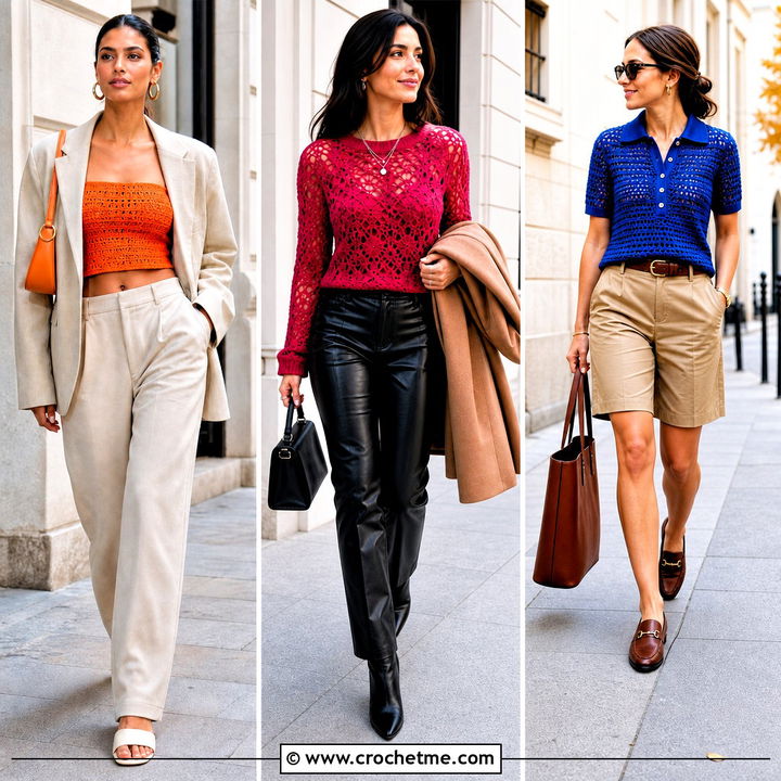 35 Colorful Crochet Top Outfit Ideas for Bright Summer Style