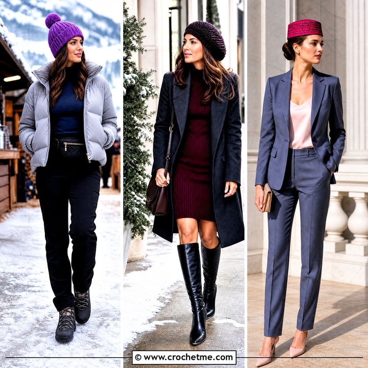 35 Crochet Adult Hats Outfit Ideas for Cozy Winter Style