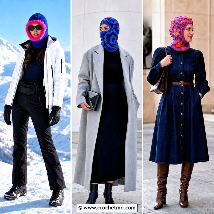 35 Crochet Balaclava Outfit Ideas for Bold Winter Style
