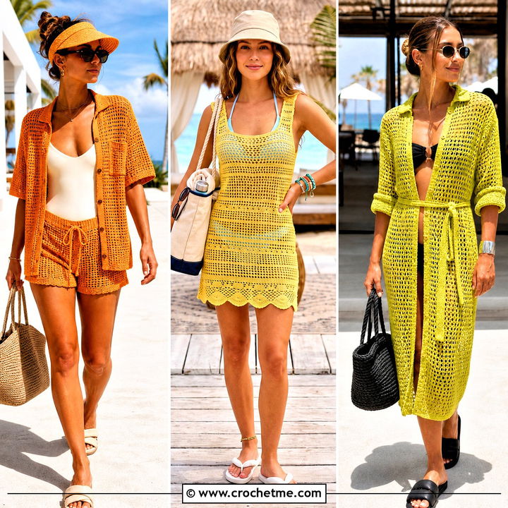 35 Crochet Beach Clothes and Outfit Ideas for Breezy Style