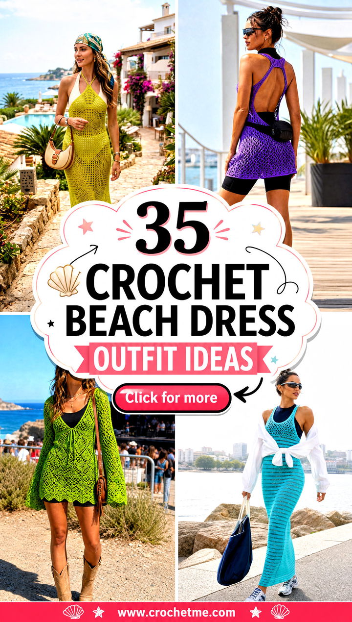 35 crochet beach dress outfit ideas - 35 crochet beach dress outfit ideas