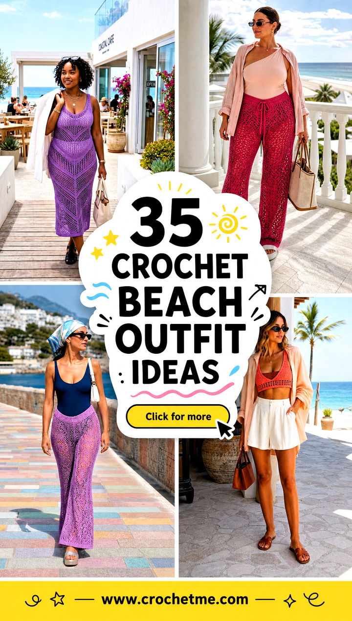 35 crochet beach outfit ideas - 35 crochet beach outfit ideas