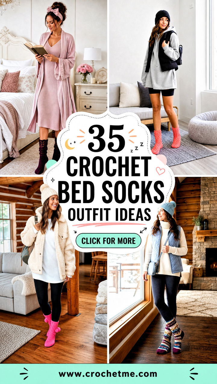 35 crochet bed socks outfit ideas - 35 crochet bed socks outfit ideas